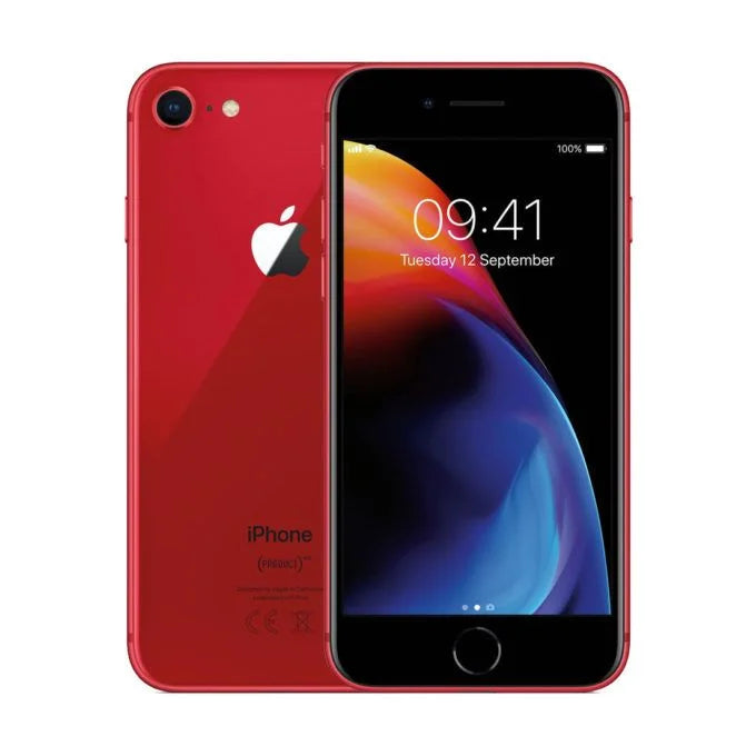 iPhone 8 (64GB) – Red & Black | With Free Charger | MA-TECH